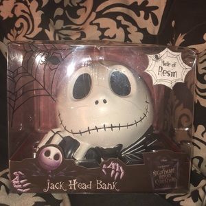 Jack Skellington piggy bank coin bank New in box